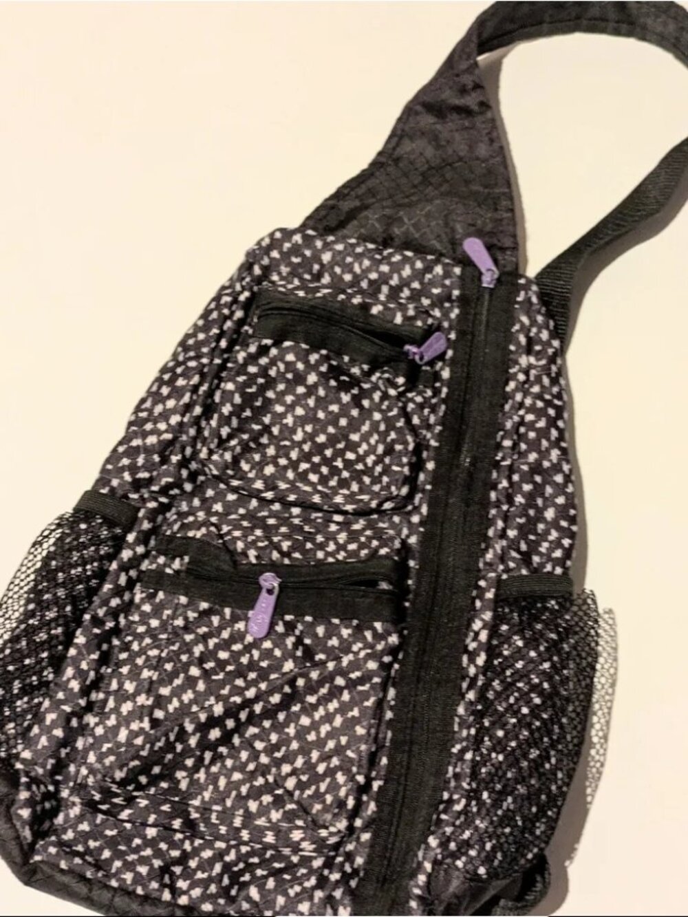 Thirty-one Sling Back Bag Crossbody Backpack Adjustable Strap USED